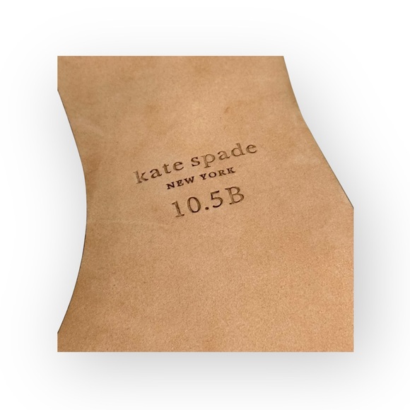 new Kate Spade KSNY ❀ Flourish Flower Accent Heel Mule Sandals ❀ White ❀ 10.5M - Picture 13 of 16